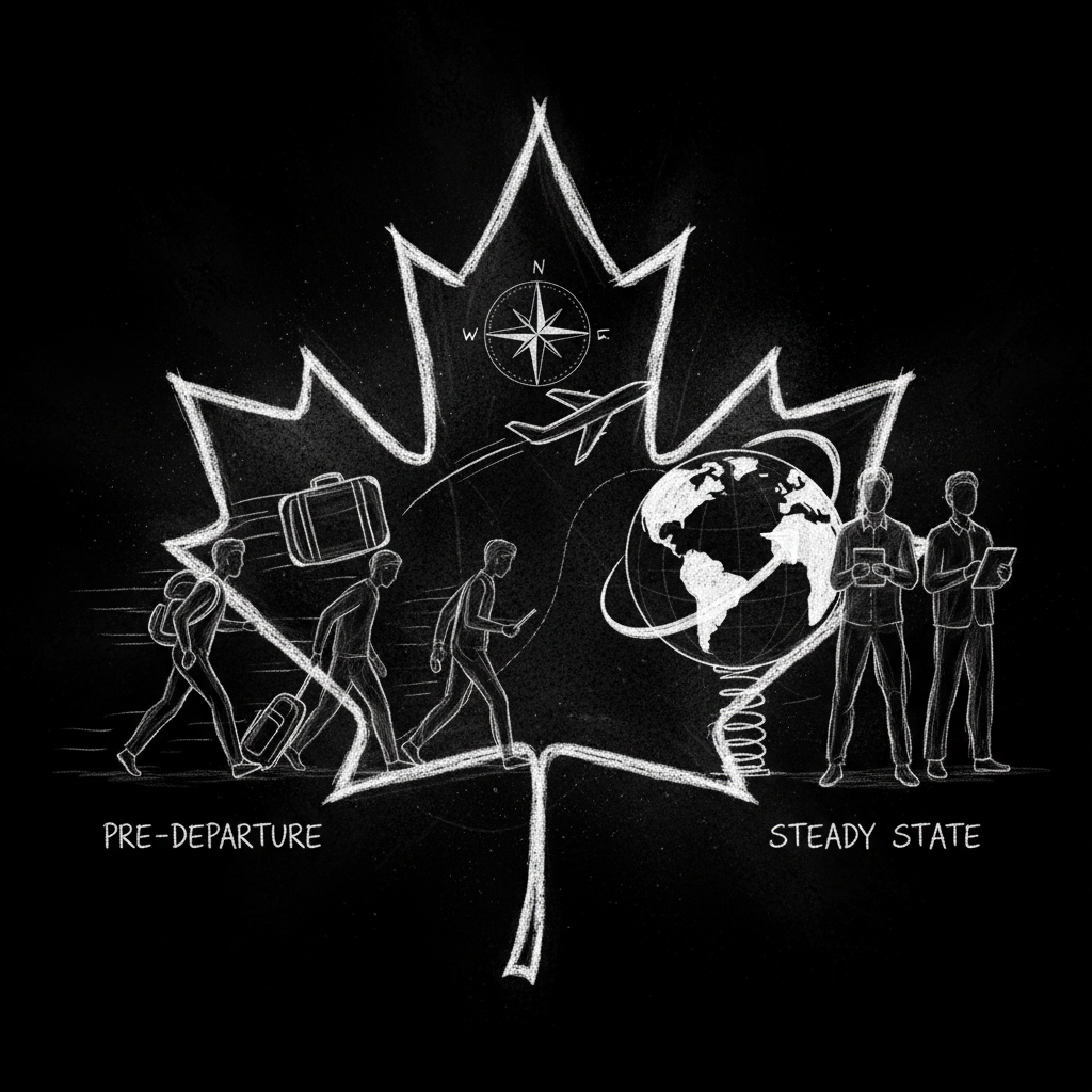 canadian expat playbook pre departure to steady state